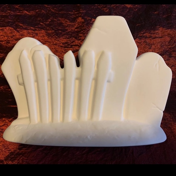 Unpainted Ceramic Bisque Gravestones Ready to Paint - Picture 2 of 3